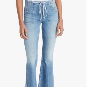 Mother Jeans Tie Patch Weekender